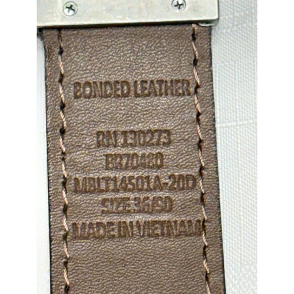 Genuine Leather Black Belt With Silver Buckle Adjustable Size 36 Quality Career - Picture 10 of 11